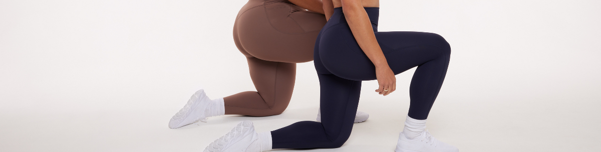 PAVOI Active Tulum Blue Workout Leggings for Women | High Performance  Seamless Scrunch Butt Lifting Leggings | Gym Leggings