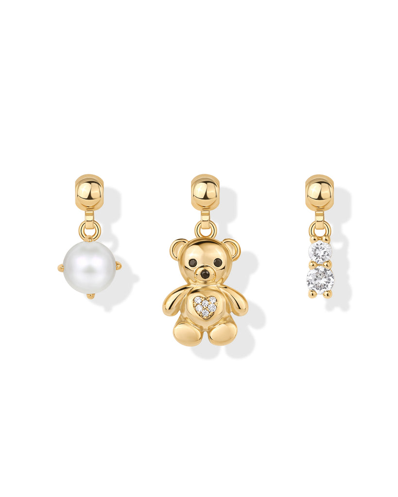 #Variant_Yellow Gold / Whimsy Teddy Bear Charm