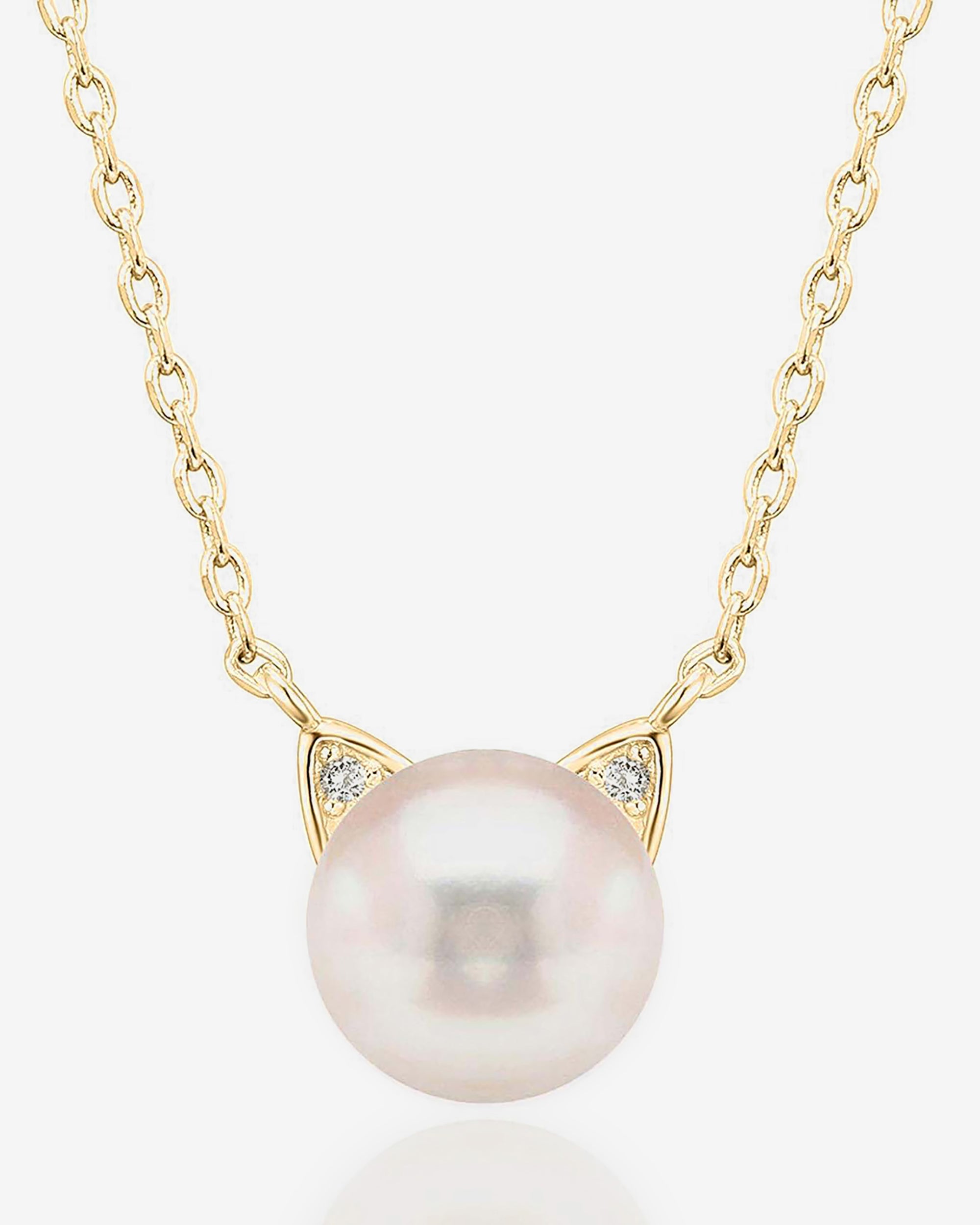 Freshwater Cultured Cat Pearl Necklace