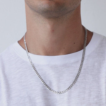 Thin Miami Cuban Chain 26 Inches by PAVOI