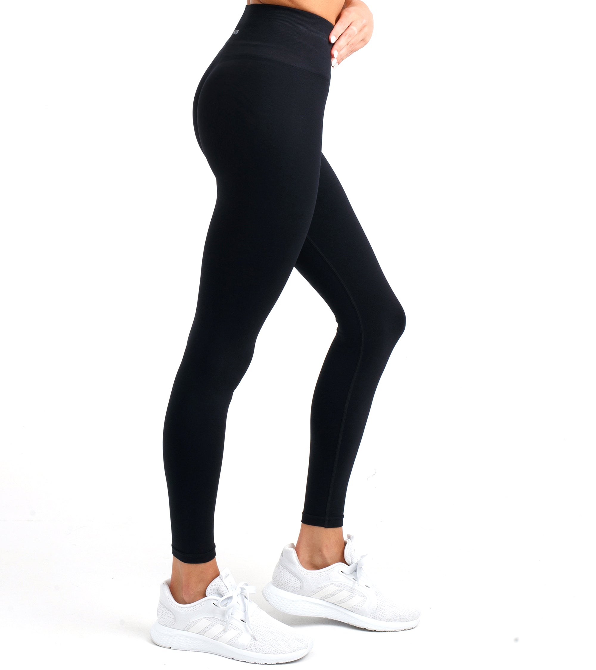 PAVOI ACTIVE SculptForm Collection, Women's Ribbed Seamless Full Length  Compression Sculpting High Waisted Workout Leggings